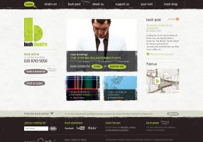 Menú de navegación Busththeatre