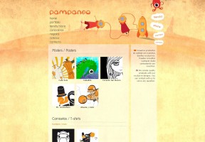 Menú de navegación Pampaneo