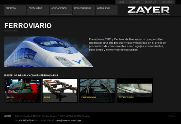 Aplicación de Zayer al sector Ferroviario Ejemplo de aplicación de Zayer para el sector Ferroviario