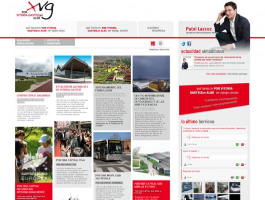 Página Web Por Vitoria Gasteiz