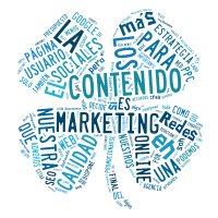 Nube de tags marketing de contenidos