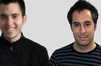 Javi Barambones y Alex Acosta, programadores expertos en Apps móvil de Veiss