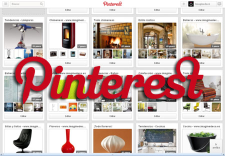 Pinterest logo dashboard
