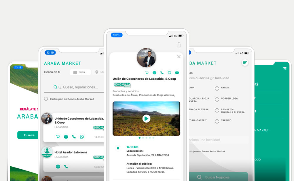 Diputación Foral de Álava. Araba Market app